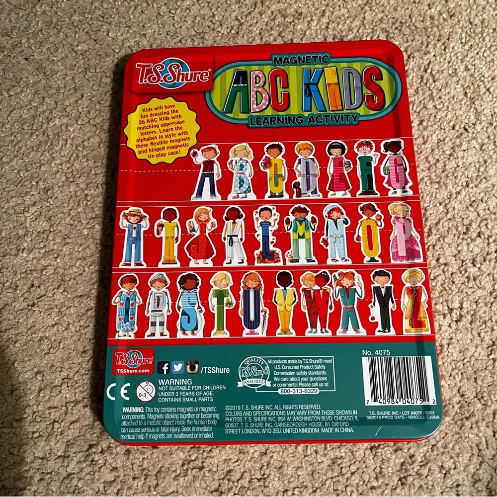 Magnetic Letter Learning kit for kids